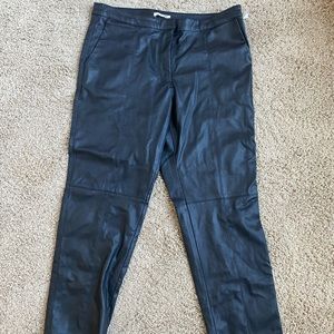 H&M Faux Leather Pants